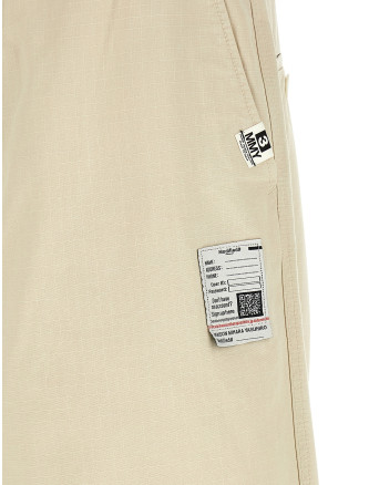 Шалбар MAISON MIHARA YASUHIRO 'Ripstop Parachute' (J16PT161WHITE) #