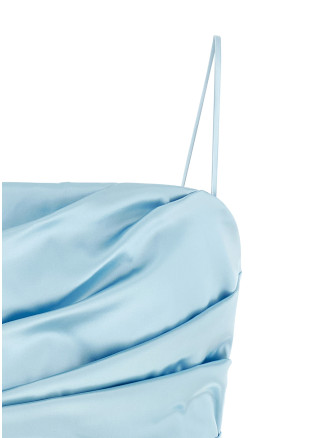 Мини DOLCE & GABBANA Stretch satin dress (F617QTFURADB0276) #