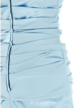 Мини DOLCE & GABBANA Stretch satin dress (F617QTFURADB0276) #