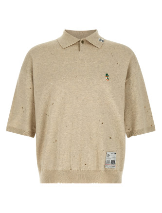 Поло MAISON MIHARA YASUHIRO Embroidery polo shirt