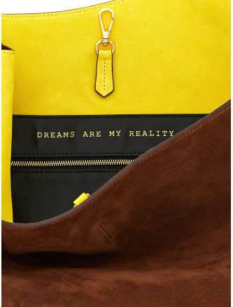 Сумка на плечо ALBERTA FERRETTI Suede shoulder bag (A720680011098) #