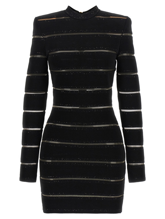 Мини BALMAIN Bodycon dress (GF0R8955KJ84EAD) #1