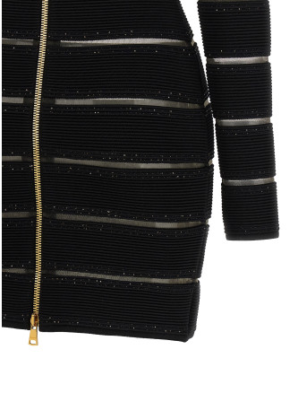 Мини BALMAIN Bodycon dress (GF0R8955KJ84EAD) #