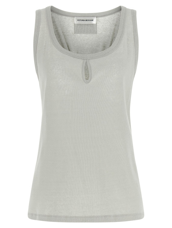 Повседневный топ VICTORIA BECKHAM 'Split' (1226JTP007237AMAGNESIUM) #1