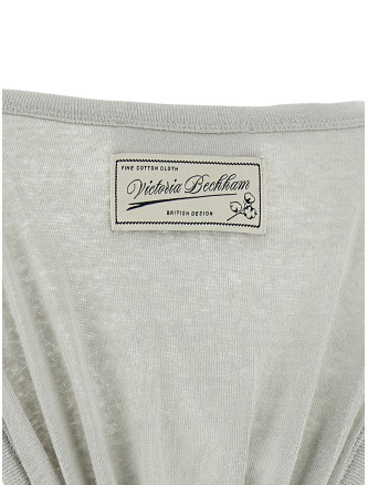 Повседневный топ VICTORIA BECKHAM 'Split' (1226JTP007237AMAGNESIUM) #