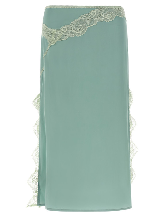 'Attitude' skirt (SK007ANTIQUEBLUEPISTACHIO) #1