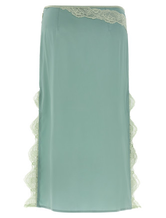 'Attitude' skirt (SK007ANTIQUEBLUEPISTACHIO) #