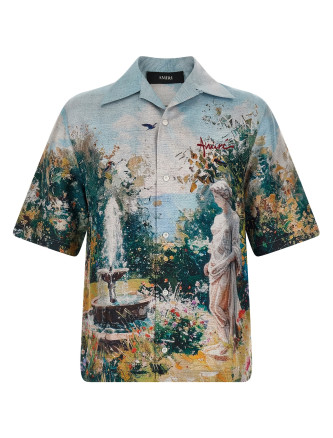 Рубашка, блузка AMIRI 'Chateau Fountain Camp'