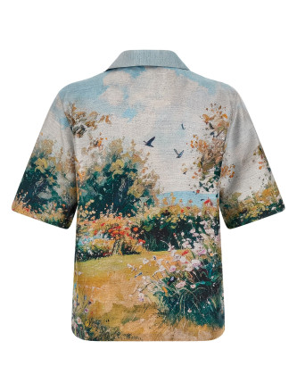 Рубашка, блузка AMIRI 'Chateau Fountain Camp' (AMTOSH1140900) #