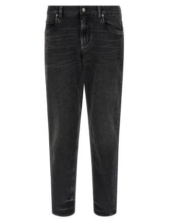 Джинсы DOLCE & GABBANA Jeans patch DG