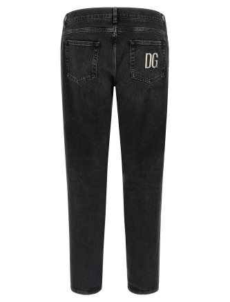 Джинсы DOLCE & GABBANA Jeans patch DG (GYJCCZG8OV9S9001) #