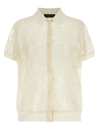 Свитер, кардиган FABIANA FILIPPI Organza lace cardigan