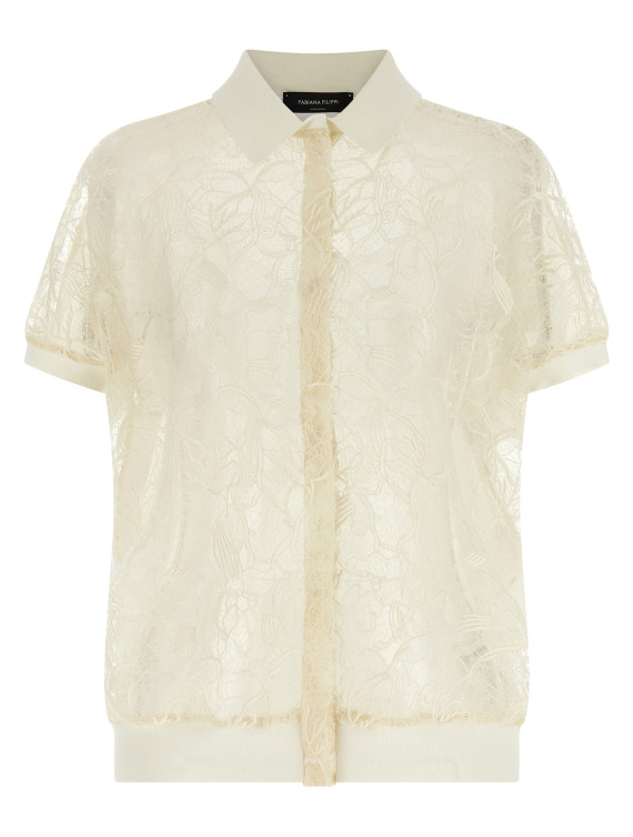 Свитер, кардиган FABIANA FILIPPI Organza lace cardigan (MAD276F462M22725) #1