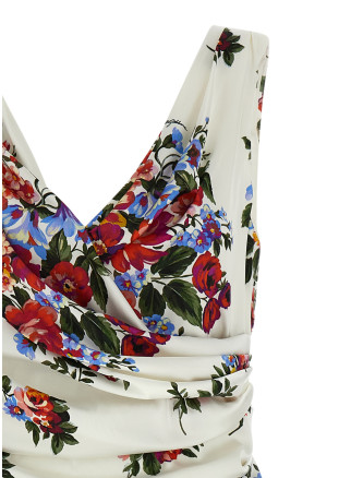 Миди DOLCE & GABBANA 'Mazzo di Fiori' (F612RTFSICEHA5ZO) #