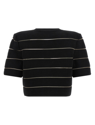 Свитер, кардиган BALMAIN Cropped cardigan (GF0KL285KJ750PA) #