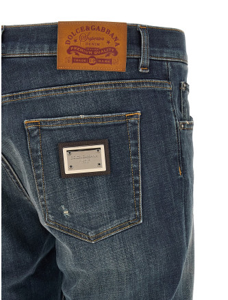 Джинсы DOLCE & GABBANA Used effect jeans (GY07CDG8OJ9S9001) #