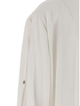 Crêpe de chine shirt (C69AVORIO) #