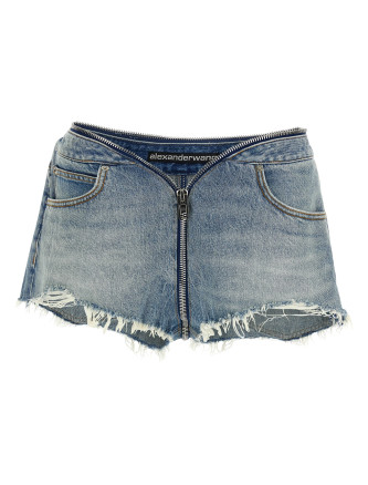 Бермуды, шорты ALEXANDER WANG 'Zip V-Waist'