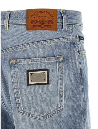 Бермуды, шорты DOLCE & GABBANA Denim bermuda shorts (GP1T2DG8NU7S9001) #