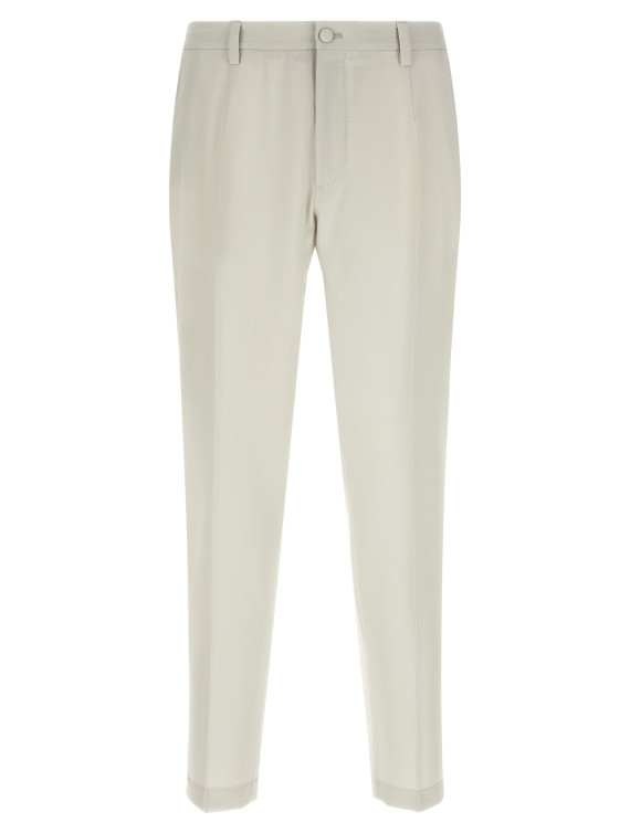 Брюки DOLCE & GABBANA Poplin wool pants (GW13ETHU2BNM2826) #1