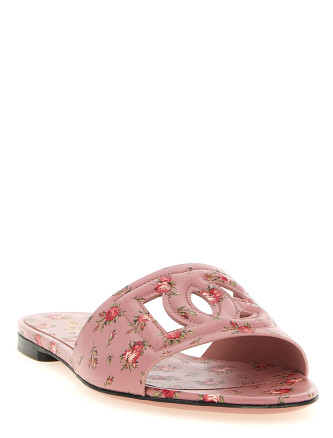 Шлепанцы DOLCE & GABBANA Leather slides (CQ0436AZ046HF5XJ) #