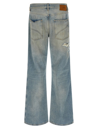 Джинсы AMIRI 'Checkered Repair Bootcut' (AMBMJE1098921) #