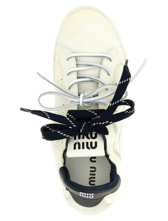 Кроссовки MIU Deco calf sneakers (5E532EF0052KJF0BJO) #