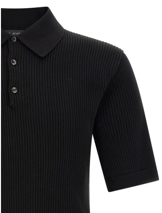 Поло DOLCE & GABBANA Micro-ribbed polo shirt (GXZBJZJBCJCN0000) #