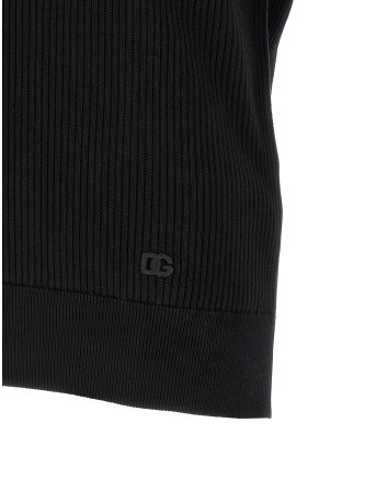 Поло DOLCE & GABBANA Micro-ribbed polo shirt (GXZBJZJBCJCN0000) #