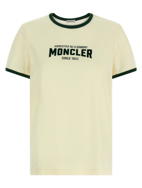 Футболка MONCLER Flocked logo T-shirt (L10938C0003189AUOP08) #1