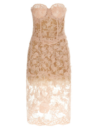 Миди ERMANNO SCERVINO Lace dress