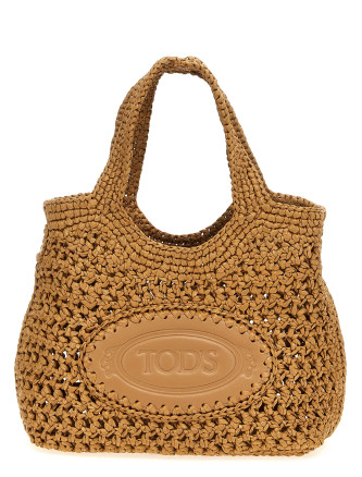 Сумка-тоут TOD'S Small raffia shopping bag