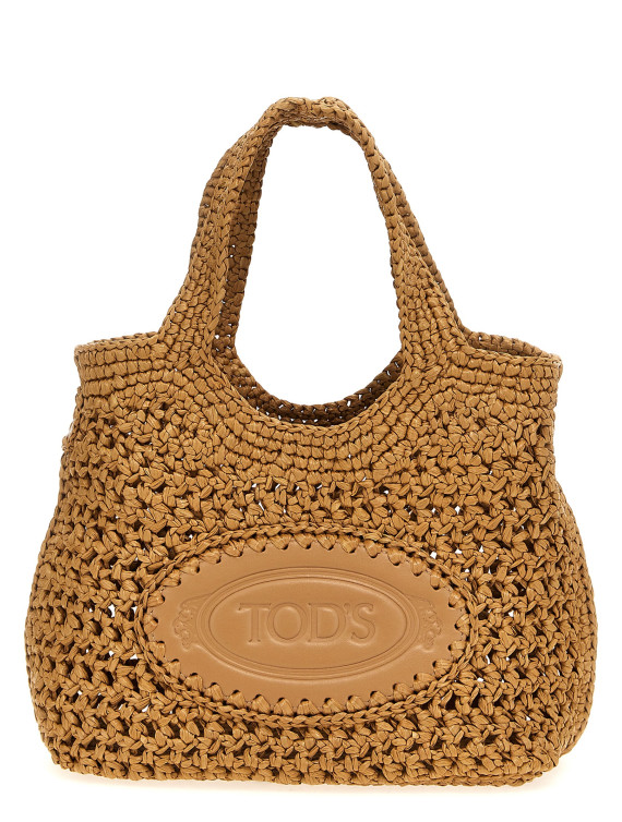 Сумка-тоут TOD'S Small raffia shopping bag (XBWEBLF0100RGM478Y) #1
