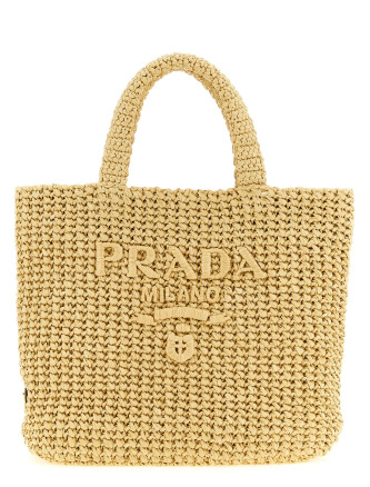 Raffia handbag