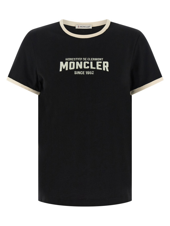 Футболка MONCLER Flocked logo T-shirt (L10938C0003189AUOP90) #1