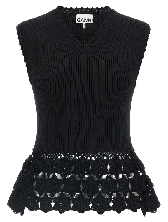 'Cotton Crochet' vest (A1070251099) #1