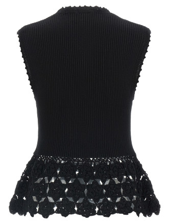 'Cotton Crochet' vest (A1070251099) #