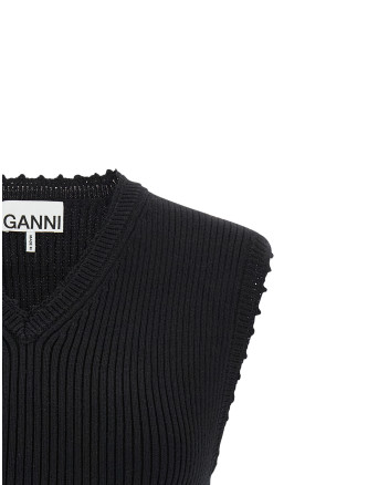 'Cotton Crochet' vest (A1070251099) #