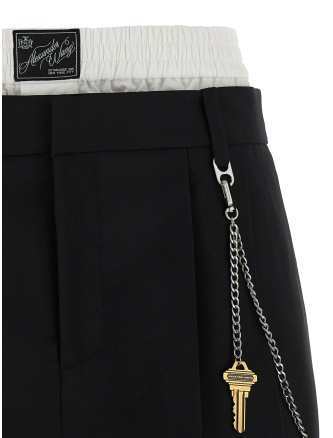 Бермуды, шорты ALEXANDER WANG 'Pre-Styled Pleated W/Chain' (1WC3254915965) #