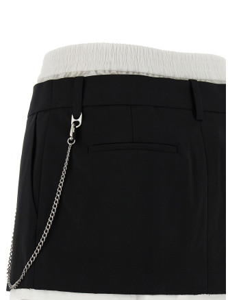 Бермуды, шорты ALEXANDER WANG 'Pre-Styled Pleated W/Chain' (1WC3254915965) #