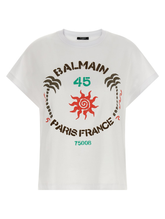 Футболка BALMAIN 'Club 45' (GF0EG064BD56GSR) #1