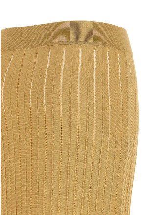 Миди BALMAIN Fringed skirt (GF0LC233KJ631GQ) #