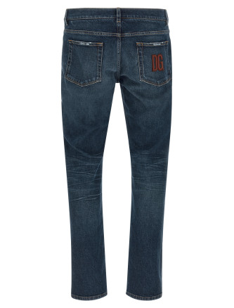 Logo patch jeans (GY07CZG8KF4S9001) #
