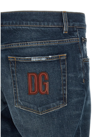Logo patch jeans (GY07CZG8KF4S9001) #