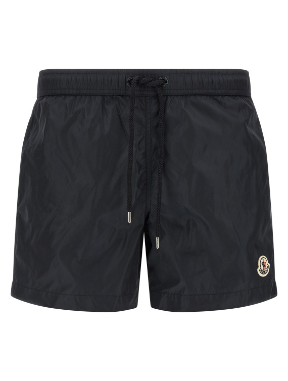 Пляжная одежда MONCLER Logo patch swim shorts (L10912C0000453326743) #1
