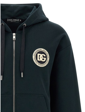 Толстовка DOLCE & GABBANA Logo patch hoodie (G9AIYZG7PZGB0665) #