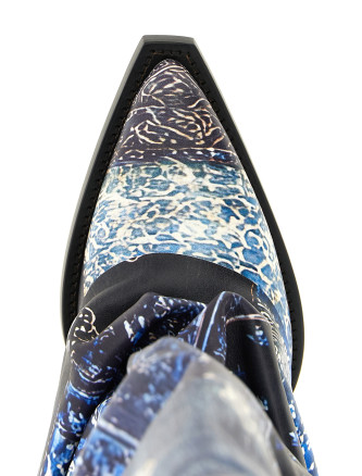 Техасские ботинки R13 'Mid Cowboy' (R13S0107S261ABLUEBANDANA) #