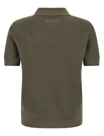 Поло ZEGNA Premium cotton polo shirt (UHC26A3C31252) #