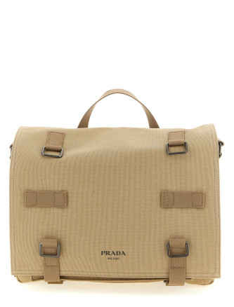 Сумка через плечо PRADA Canvas shoulder strap