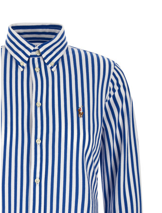 Рубашка, блузка POLO RALPH LAUREN Oxford knit striped shirt (211910131500) #